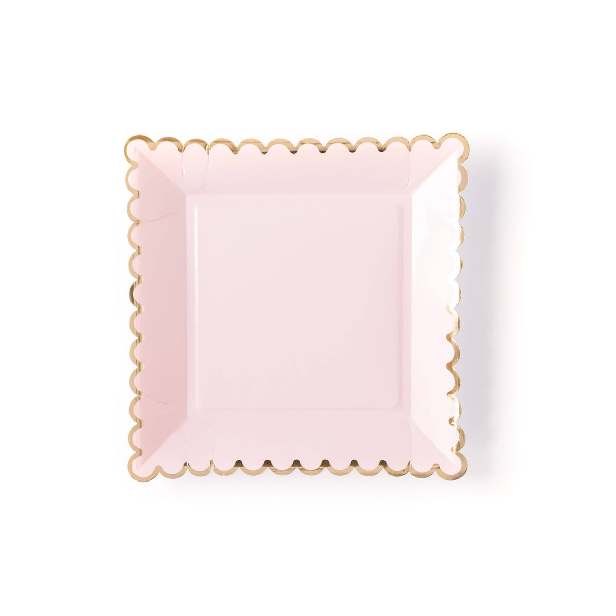 Blush pink paper plates sale