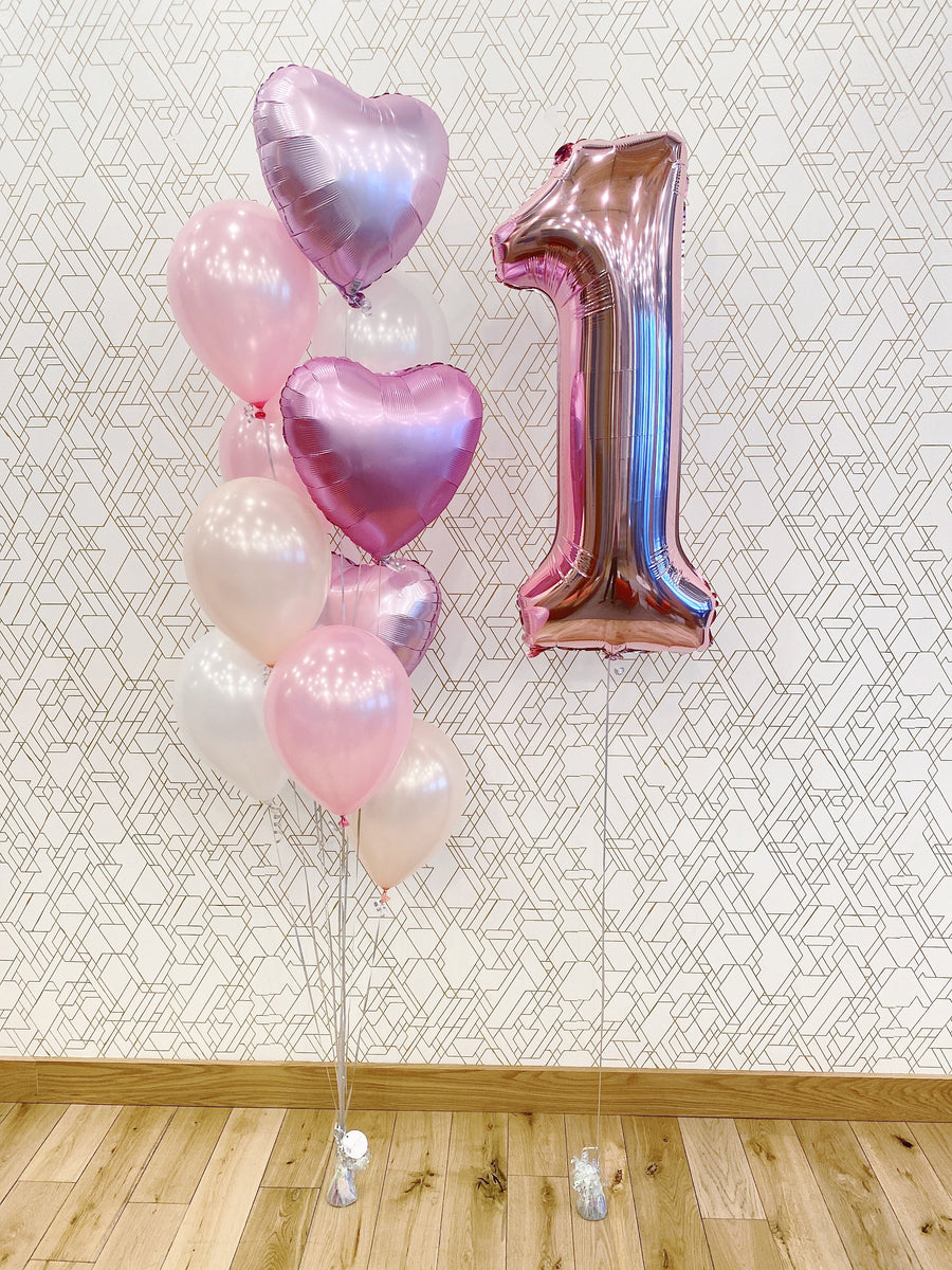 30 Balloon Salute Birthday Balloon Bouquet (30 Balloons) - Balloon Delivery  by